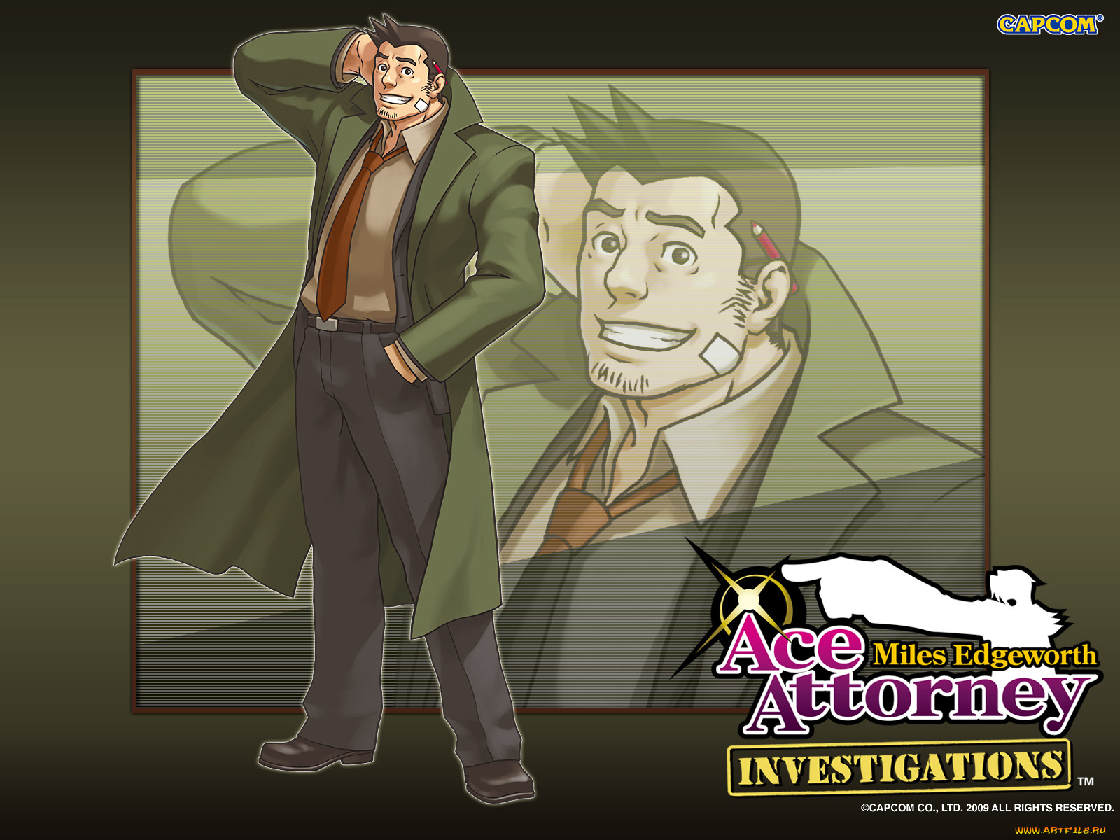 ace, attorney, , , investigations, miles, edgeworth